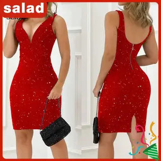Women's Sexy Nightclub Split Dress